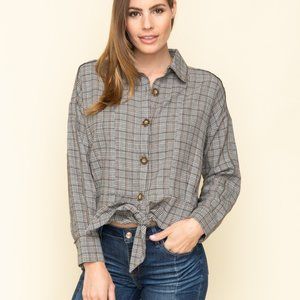 NWT Plaid Shirt/Jacket